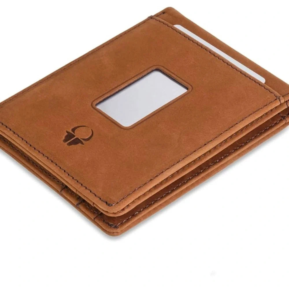 Donbolso Leather Wallets for Men with Coin Pocket